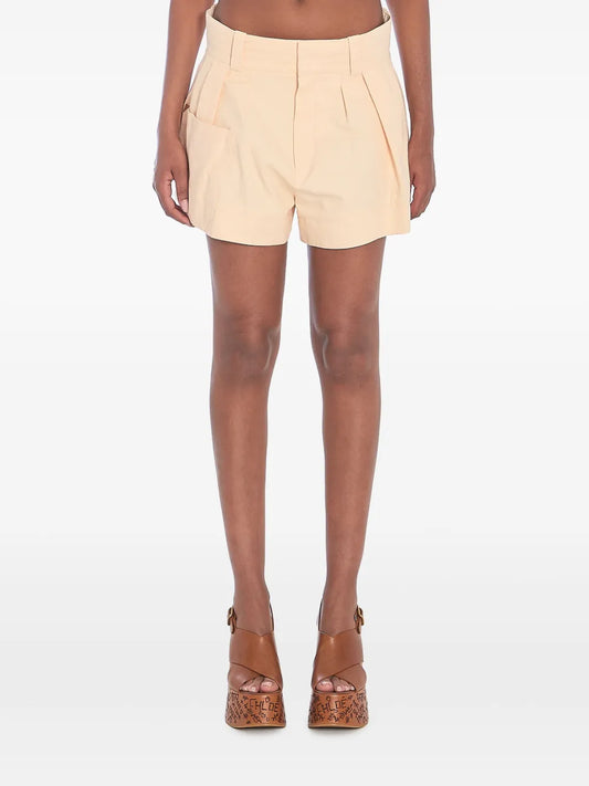 Cotton-Canvas Shorts