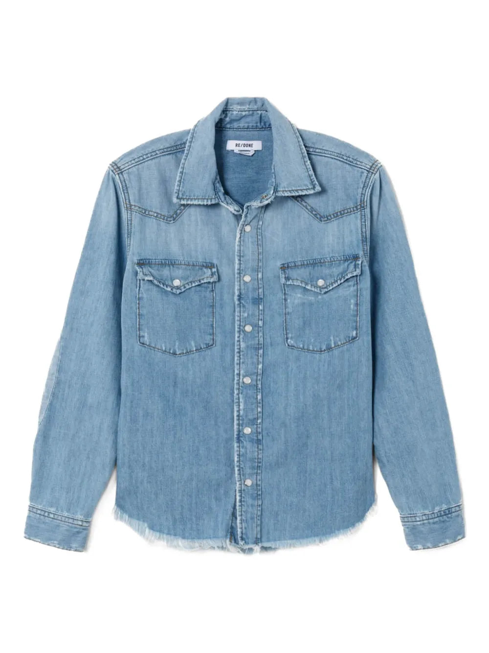 Distressed Denim Shirt