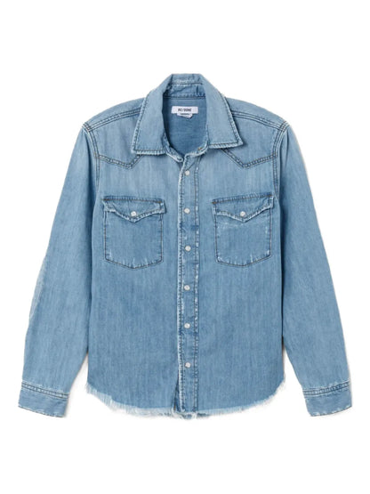 Distressed Denim Shirt