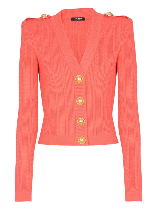 Cable-Knit Cardigan