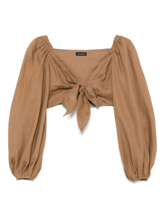 Tie-Fastening Blouse