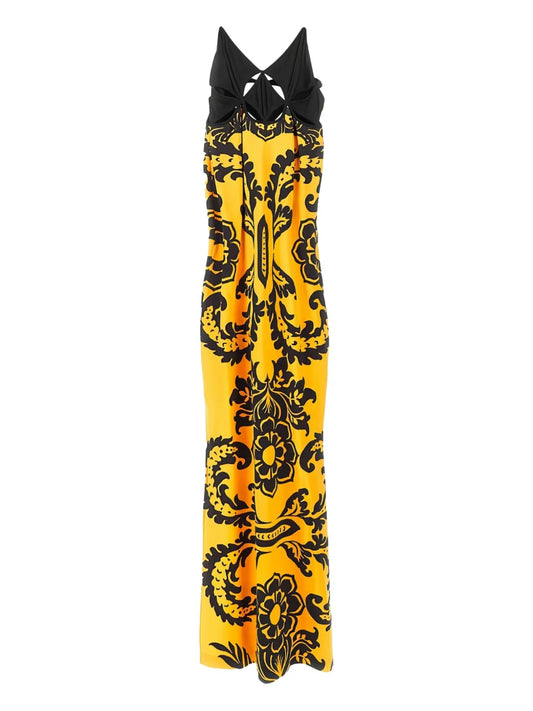 Floral-Print Maxi Dress
