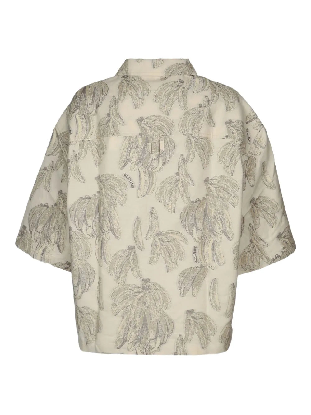 Banana-Print Oversized Shirt