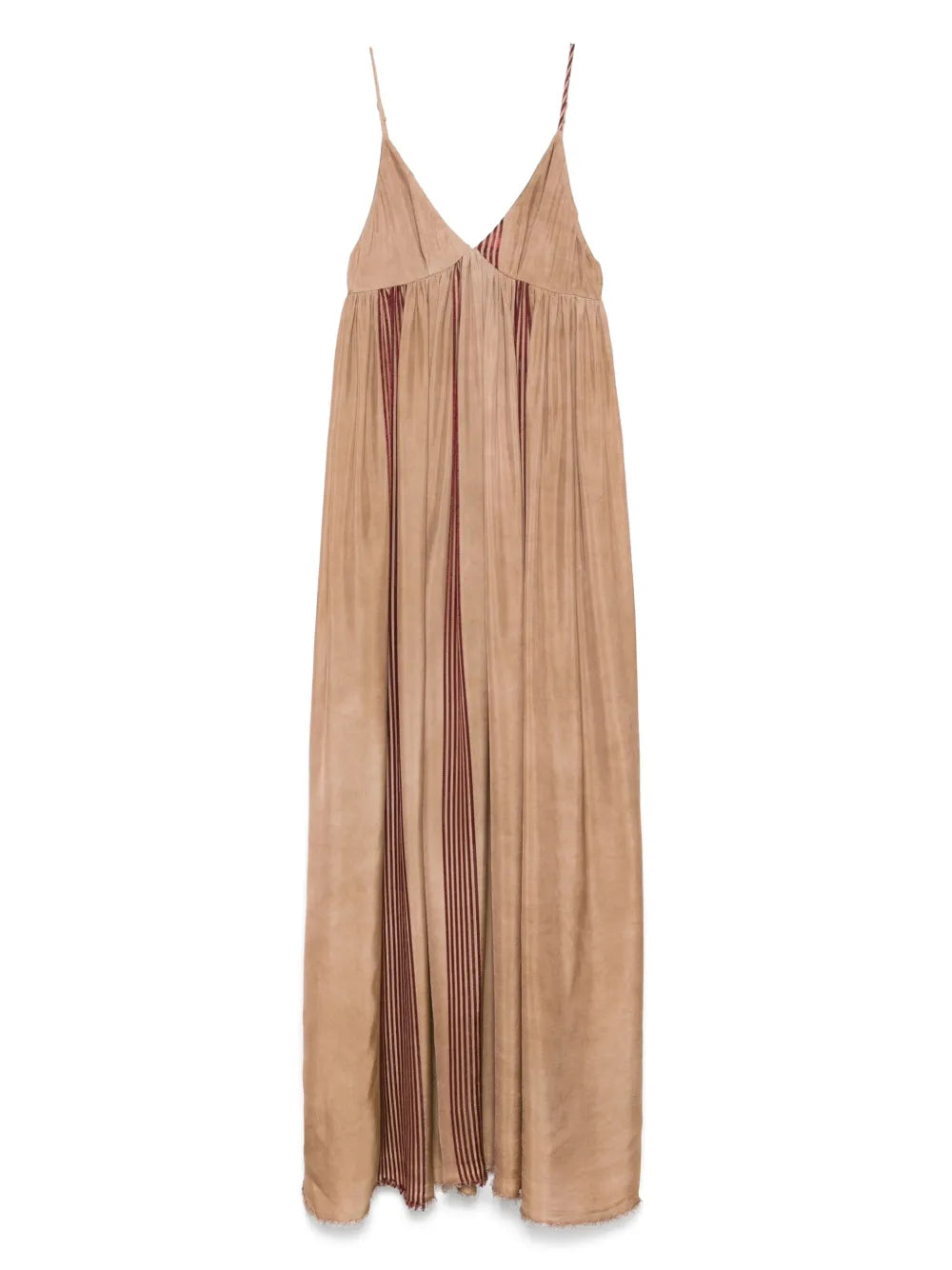 Stripe-Detail Maxi Dress