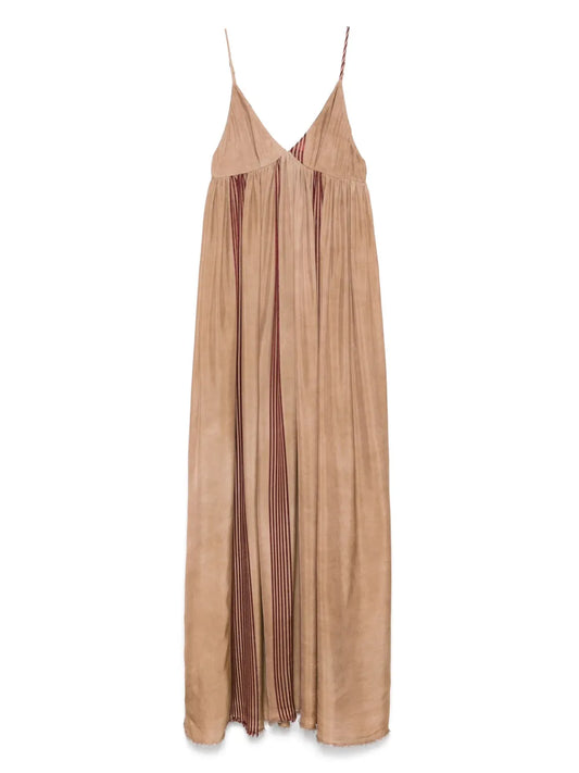 Stripe-Detail Maxi Dress