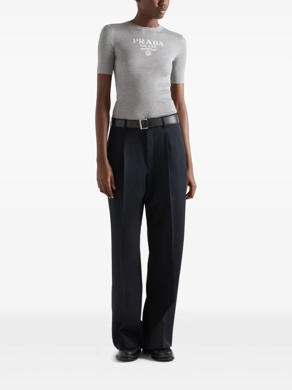 Ribbed-Knit Top