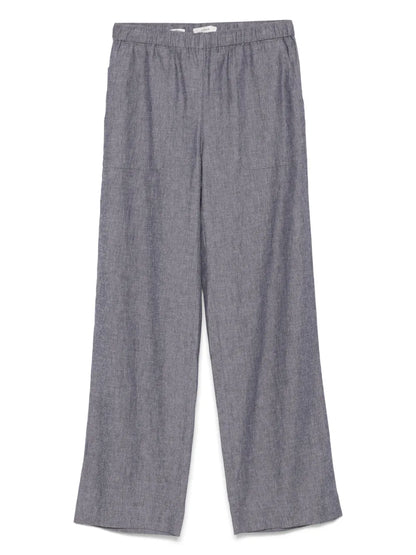 Elasticated-Waist Trousers