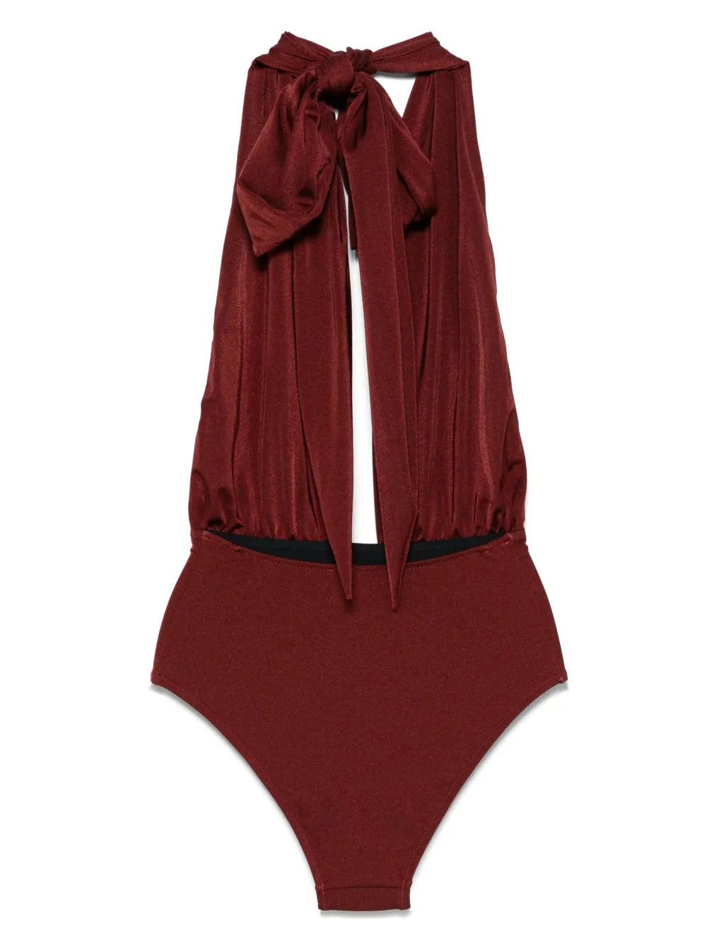 Gathered-Detail Swimsuit
