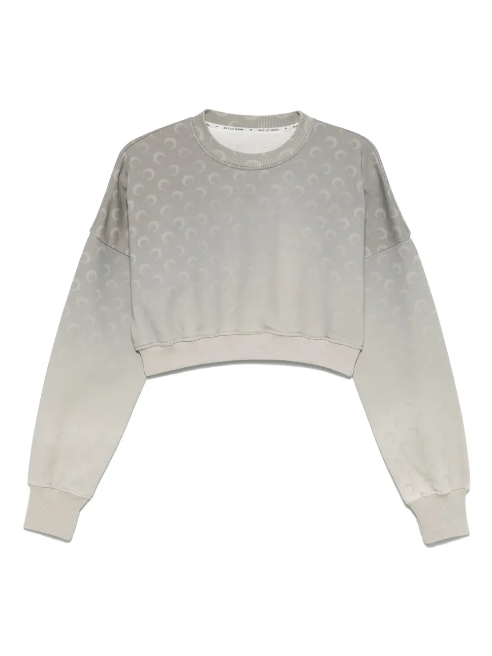 Moon Fleece Cropped Sweatshirt