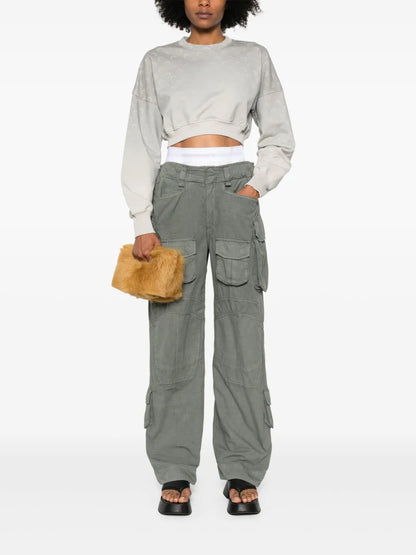 Moon Fleece Cropped Sweatshirt