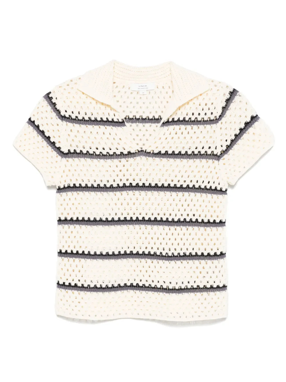 Macrame Striped Top
