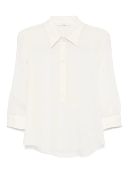 Ramie Polo Shirt