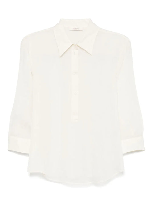 Ramie Polo Shirt