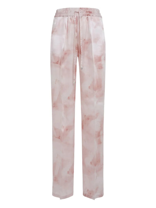 Printed Silk Trousers