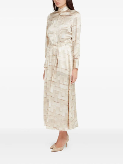 Silk Midi Dress