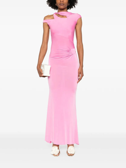 Cut Out-Detail Maxi Dress