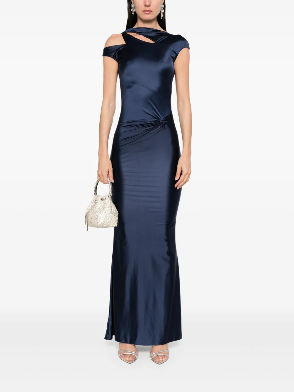 Cut Out-Detail Maxi Dress
