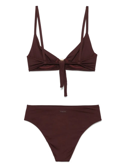 Ring-Detail Bikini Set
