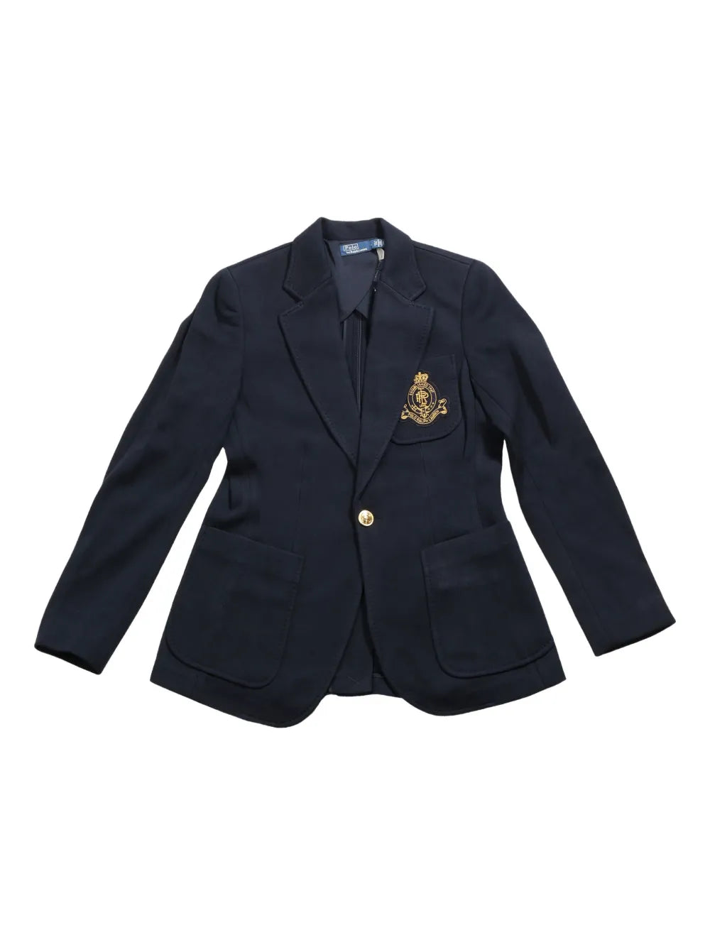 Crest-Embellished Blazer