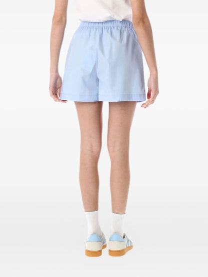 Crest-Embroidered Shorts