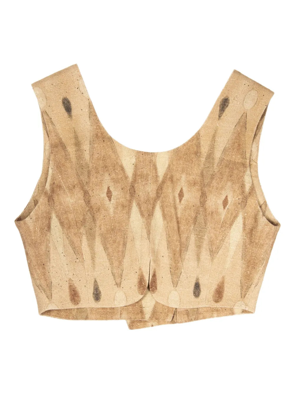 Floral-Print Vest