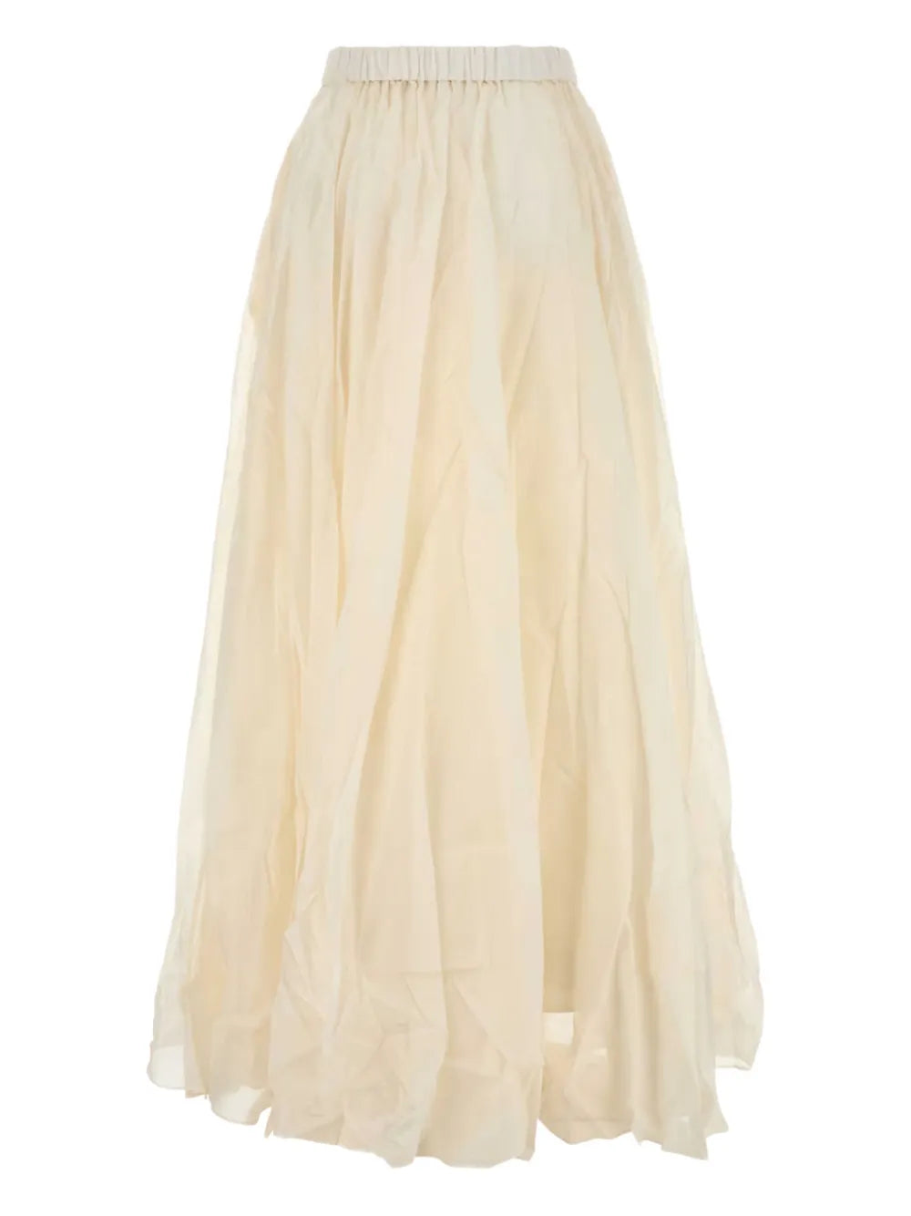 Pleated Maxi Skirt
