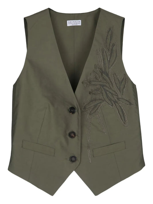 Embroidered Gilet