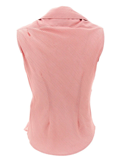 Drunken Draped-Detail Sleeveless Blouse