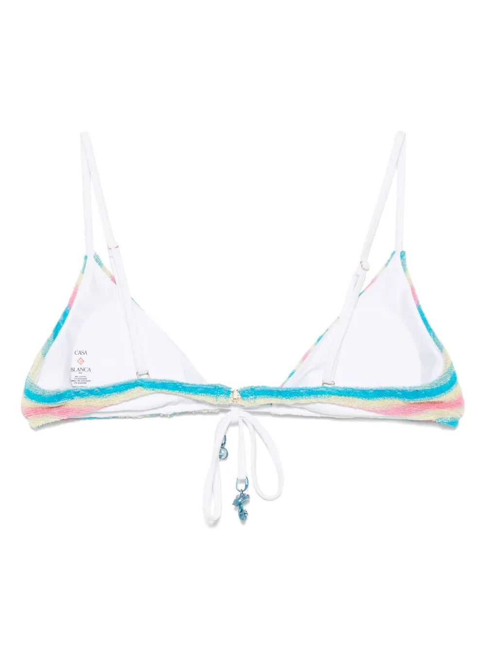 Stripe Towelling Bikini Top