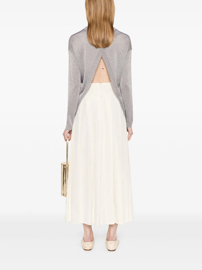 Metallic-Threading Top