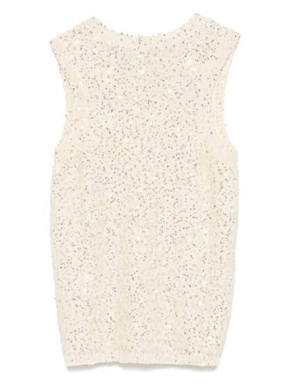 Sequin-Embellished Top