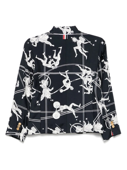 Graphic-Print Sport Coat
