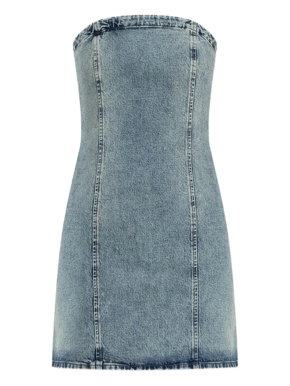 Nielle Denim Strapless Dress