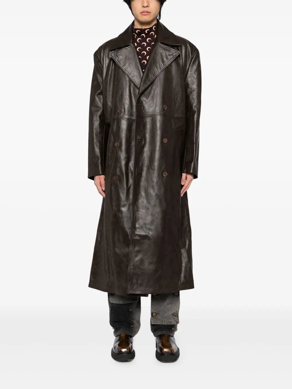 All Alone Leather Coat