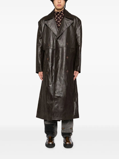 All Alone Leather Coat