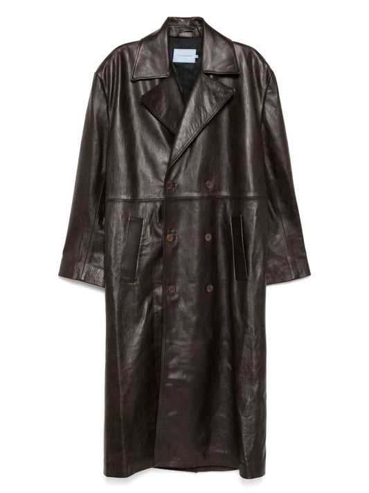 All Alone Leather Coat
