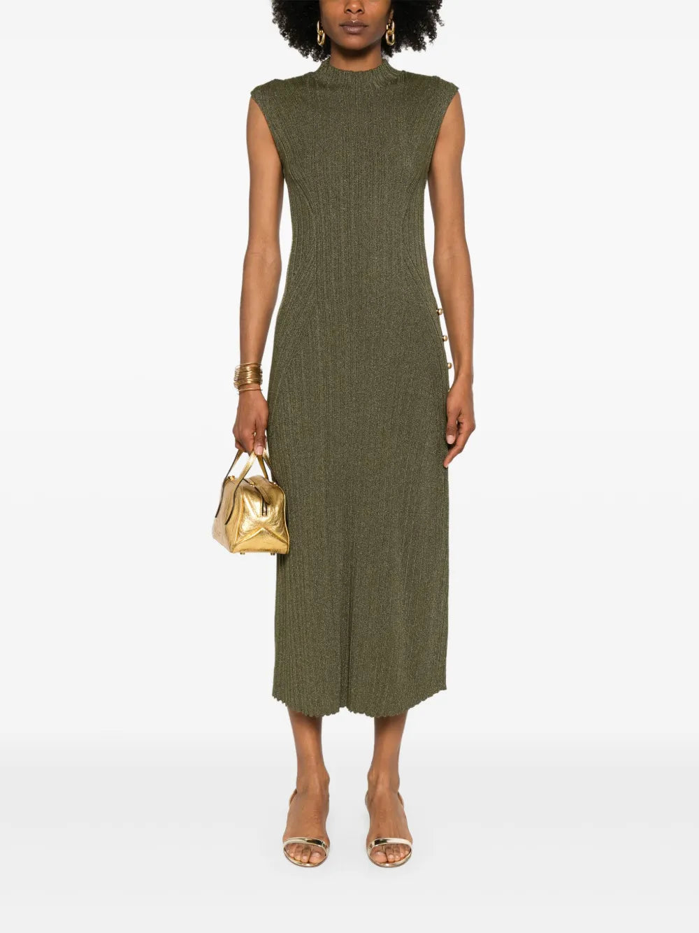 Ribbed Midi Dress