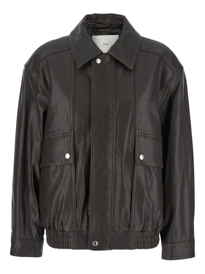 Oversized Leather Jacket