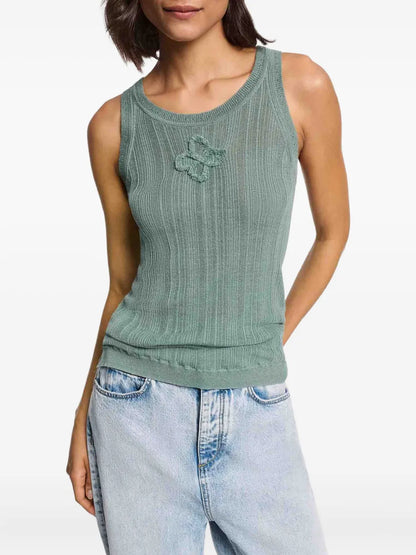 Embroidered Tank Top
