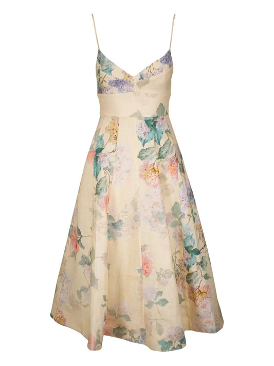 Floral-Print Dress