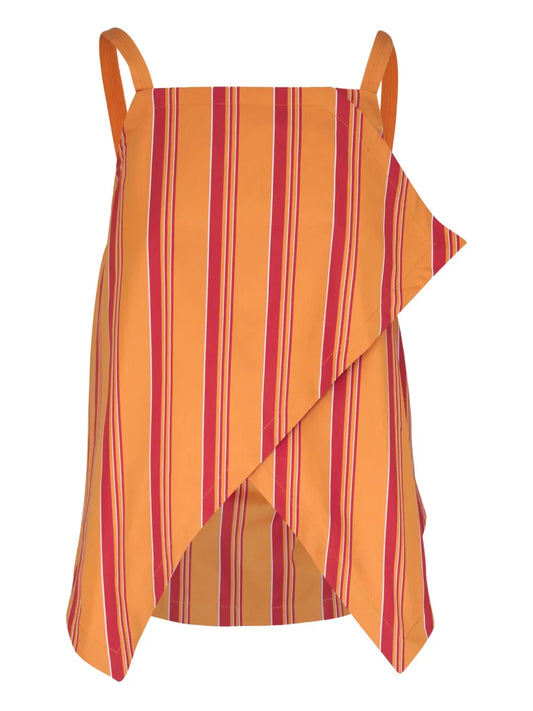 Asymmetric Striped Top