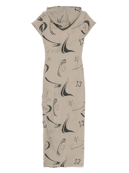 Hooded Maxi Dress