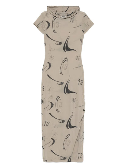 Hooded Maxi Dress