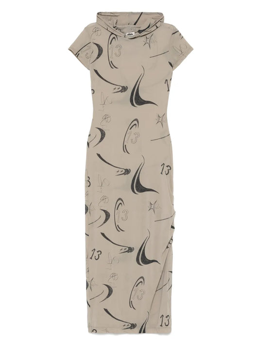 Hooded Maxi Dress
