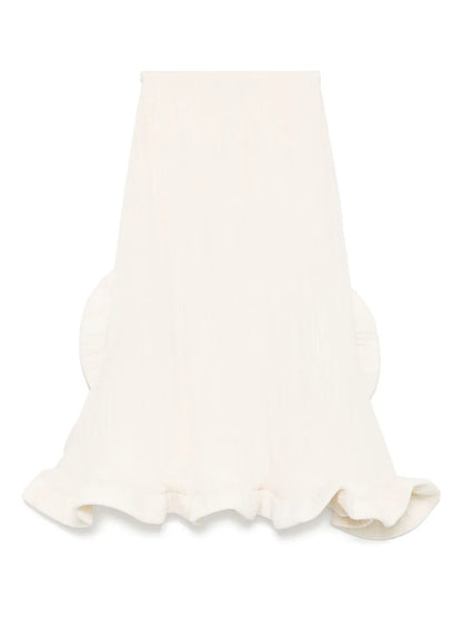 Ruffle Midi Skirt