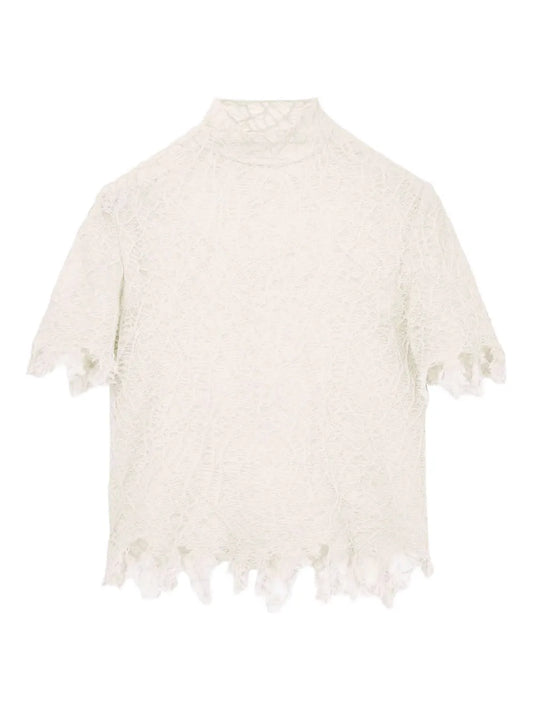 Silk Lace Top