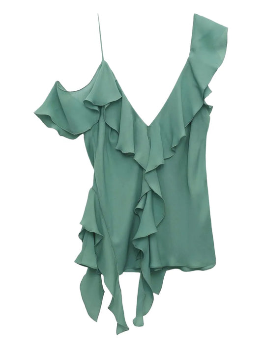 Ruffled Tank Top