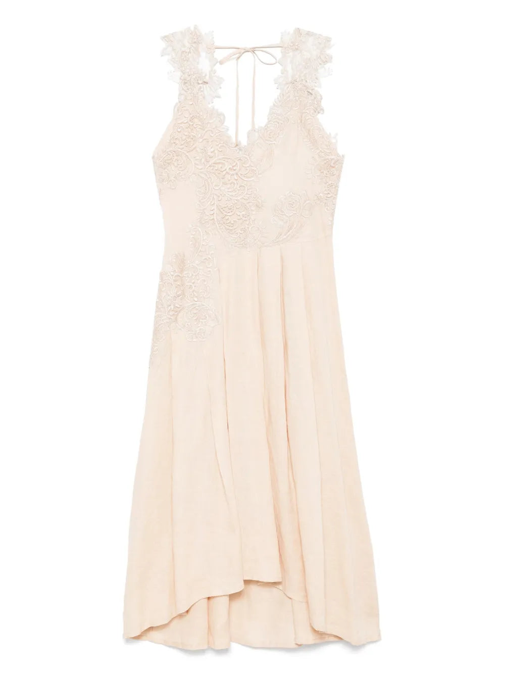 Lace-Detail Maxi Dress