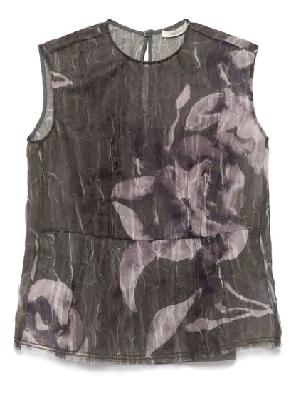 Graphic-Print Top