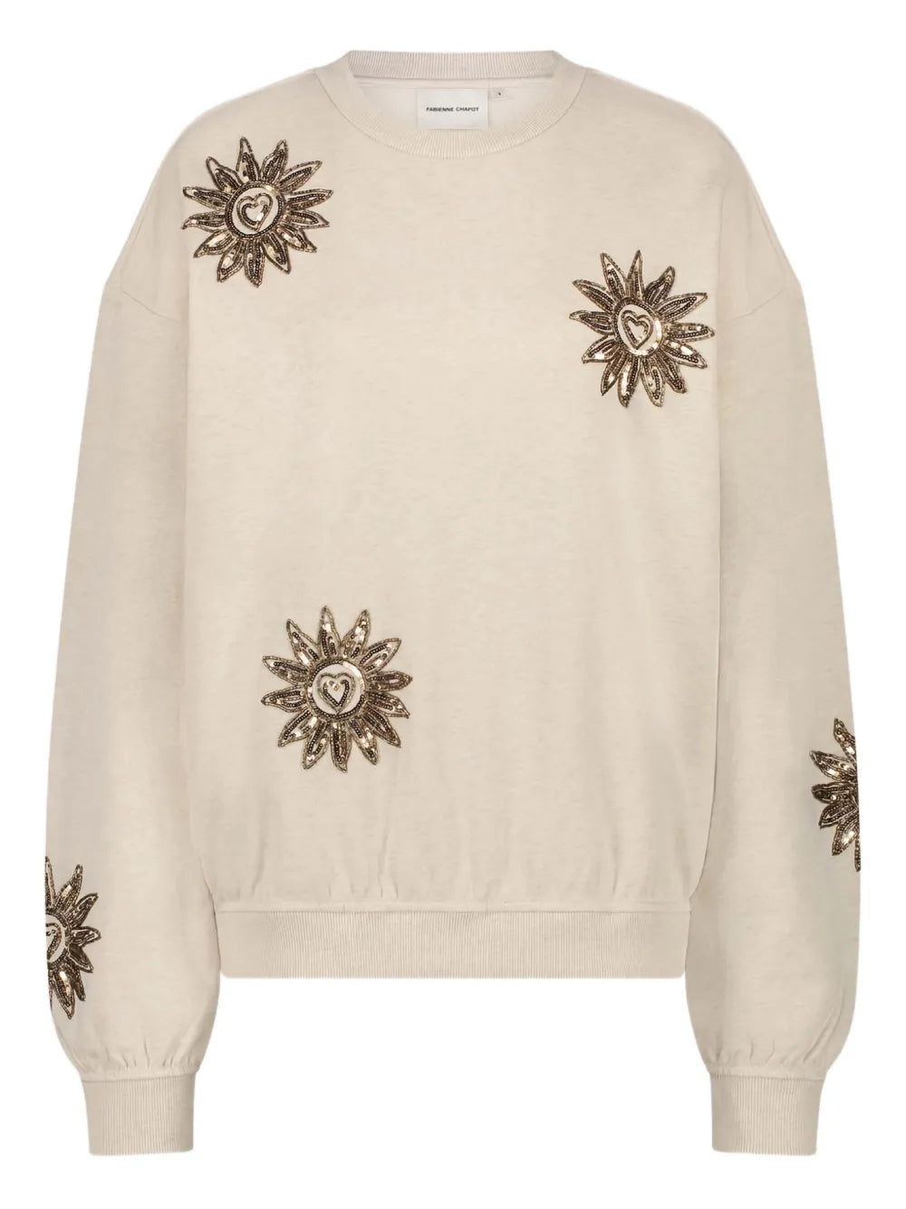 Archie Sequinned Sunflower Sweatshirt